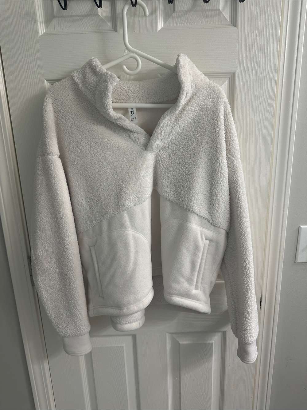 all in motion Cream Sherpa Teddy Jacket